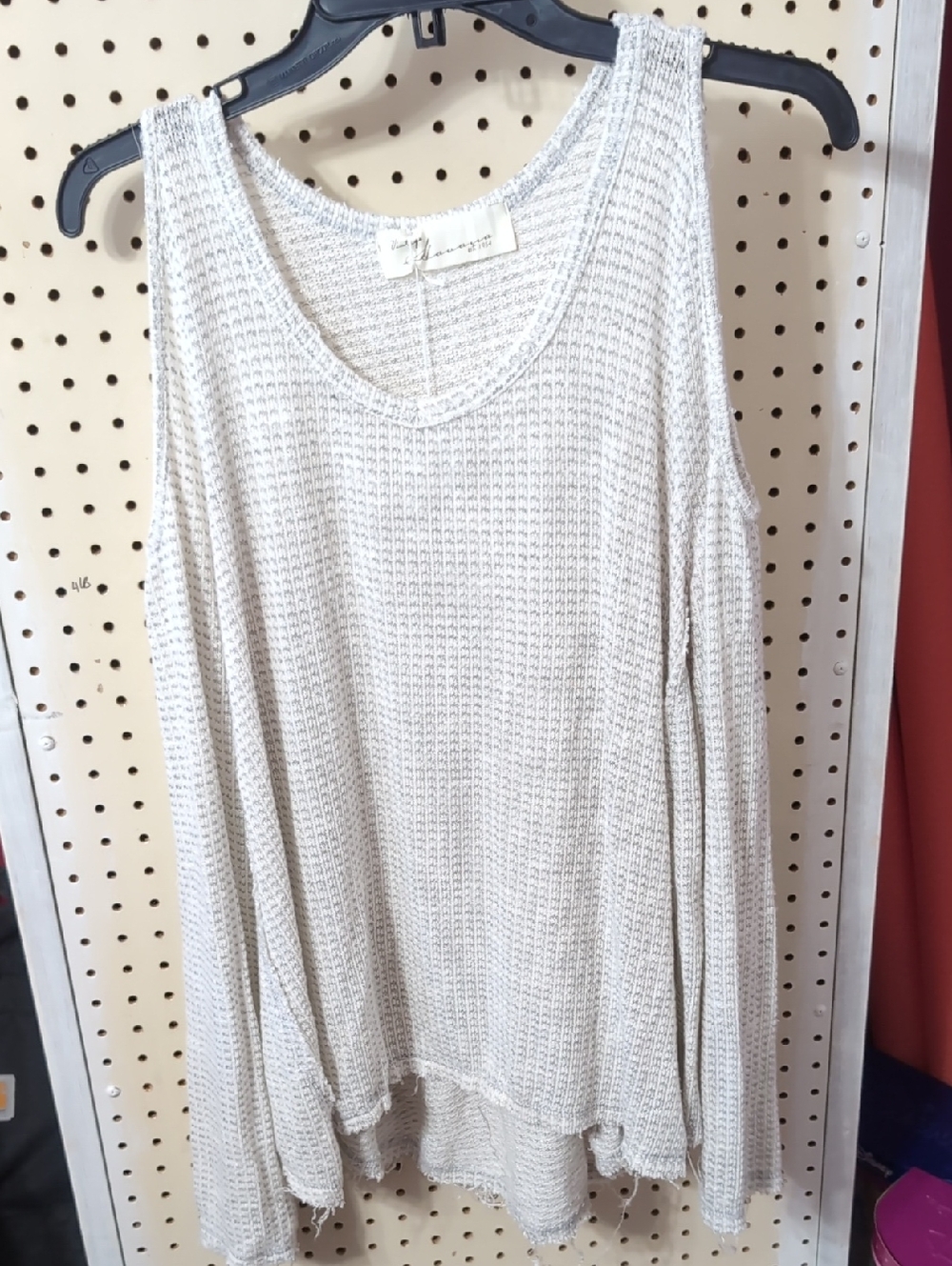 Vintage Havana Cream Waffle Knit Tank